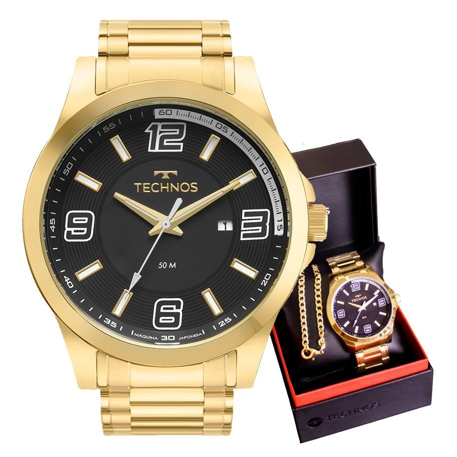 Technos Performance Racer Dourado: Elegância e Precisão