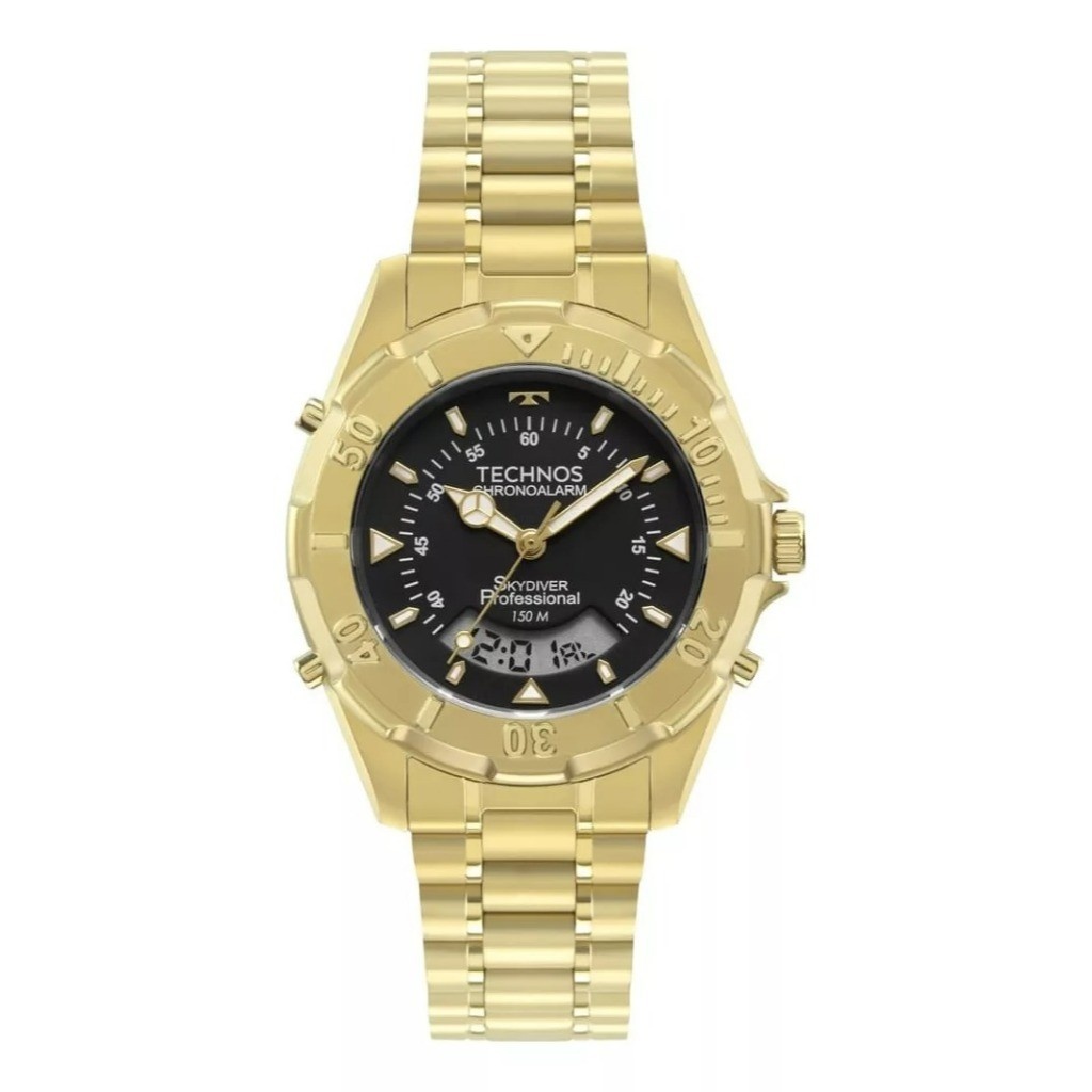 Technos Skydiver Dourado: O Relógio Icônico!