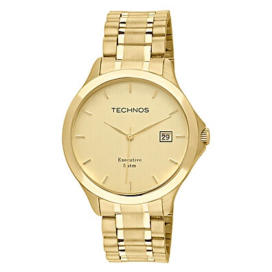 Technos Steel: O Relógio Masculino Dourado para o Seu Dia