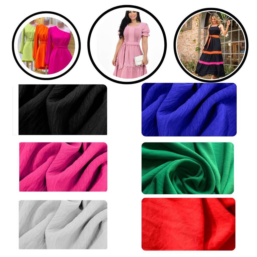 Tecido Crepe Duna Airflow 50x150cm – Leveza e Elegância