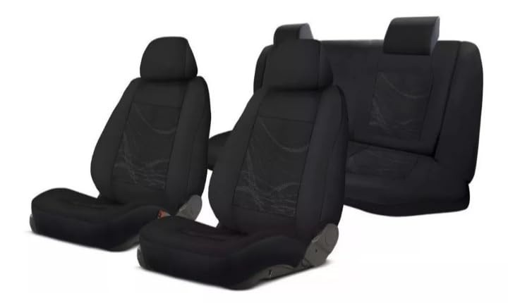 Kit Capa Banco Tecido Automotivo + Tapete Personalizado Voyage 2015-2020