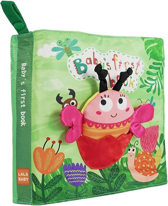 TTETTZ Livro de tecidos de atividade Sensory Toy Crinkle Book Infant Toy para idades de 0 a 6 meses meninos meninas