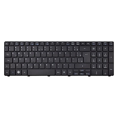 Teclado Bluetooth para Acer Aspire 5750: Layout ABNT2 Preto