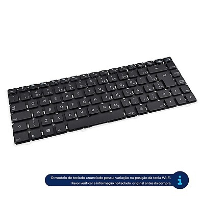 Teclado CCE Win Ultra Thin U25B Preto ABNT2
