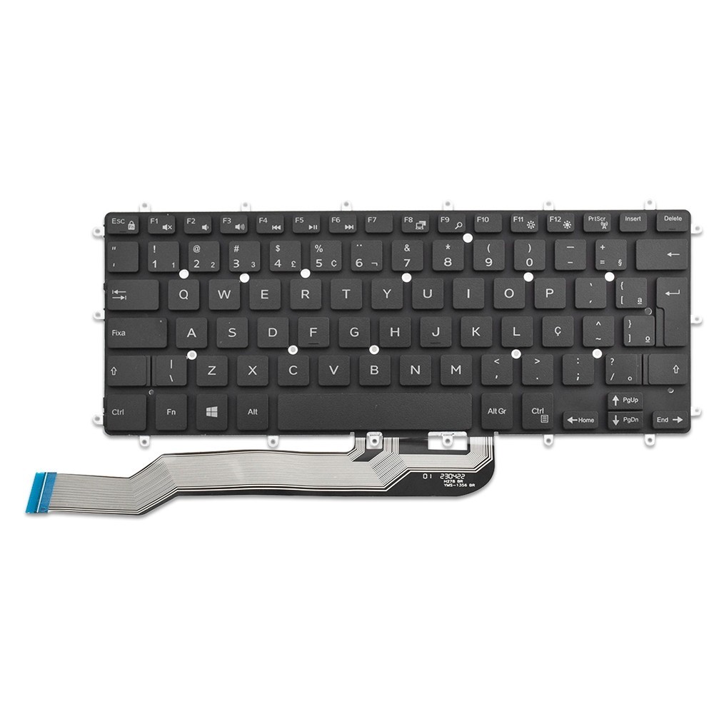 Teclado Dell Inspiron 14-7560: Substituição ABNT2