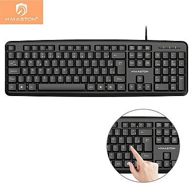 Teclado H'maston K816: Produtividade e Durabilidade