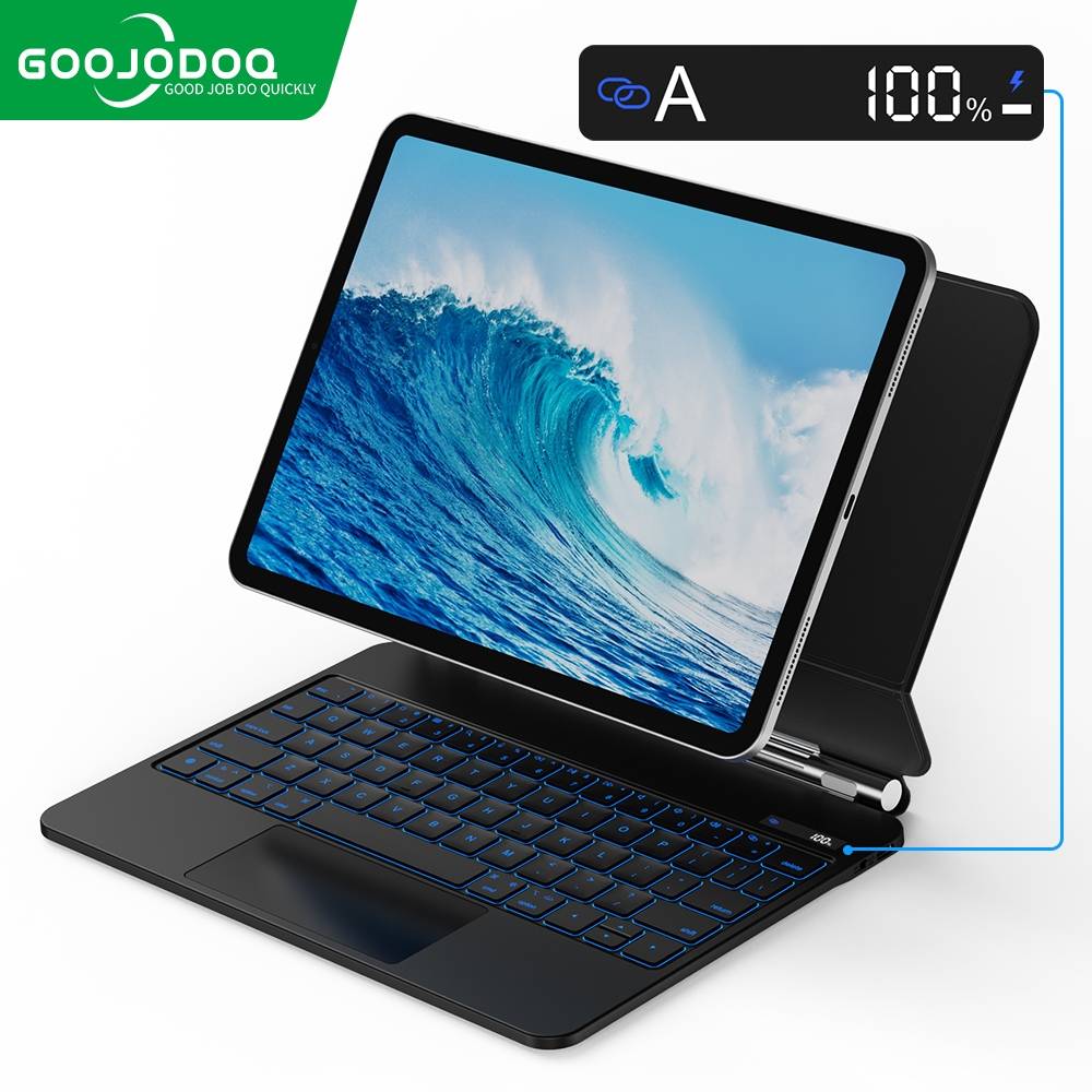 Teclado iPad Pro/Air: Magic Keyboard GOOJODOQ 4gen