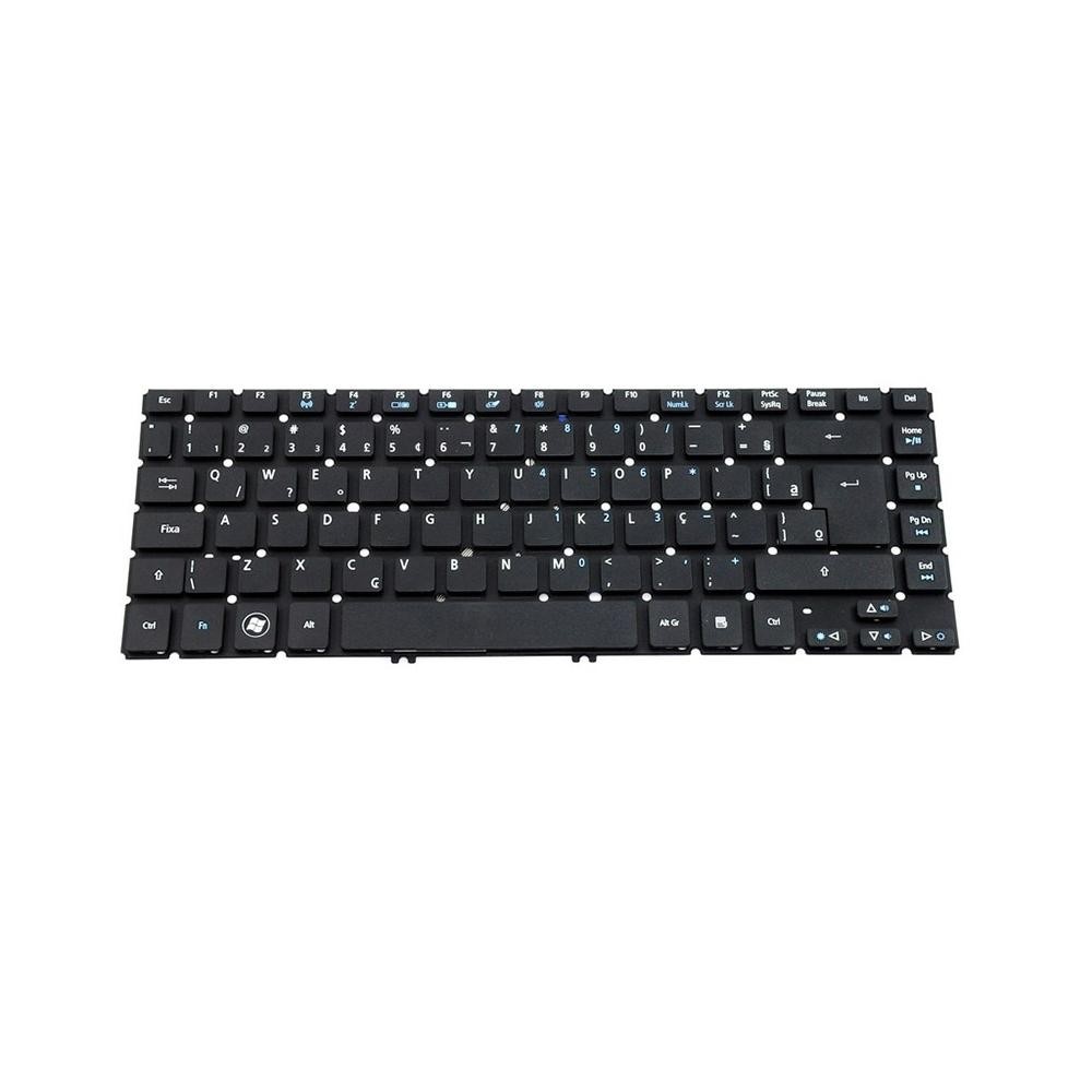 Teclado para Notebook Acer Aspire V5-472: Modelo ABNT2 Preto