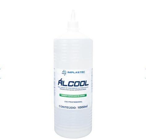 Álcool Isopropílico para Limpeza de Componentes Eletrônicos - 1L - Solução Técnica Profissional