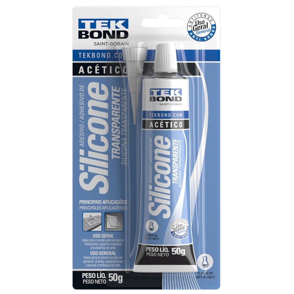 TekBond Antifungo: Selante Silicone 50g
