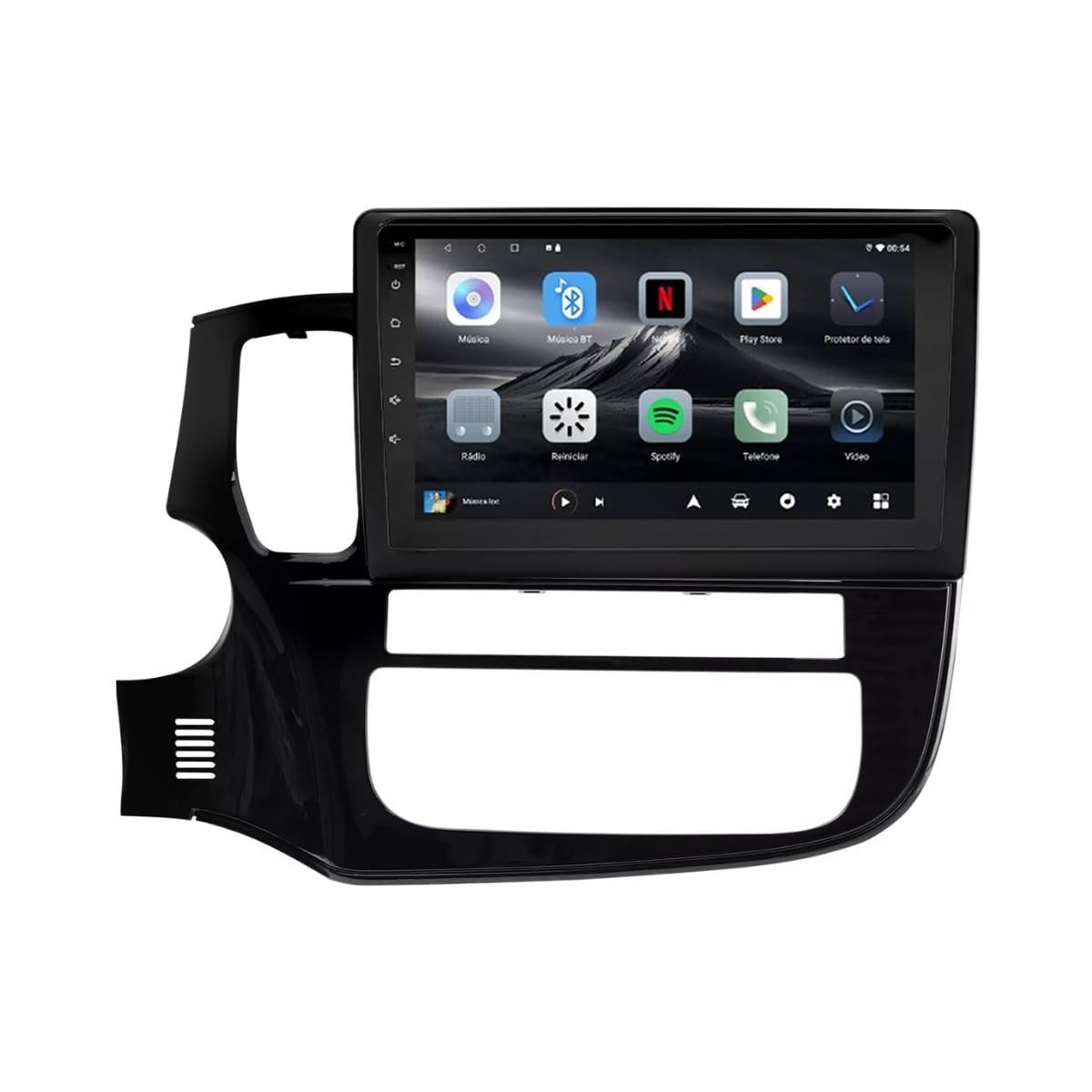 Central Multimídia Adak G2 para Mitsubishi Outlander (2013-2020) - Tela QLED 9" Android Auto & CarPlay Sem Fio + Câmera de Ré