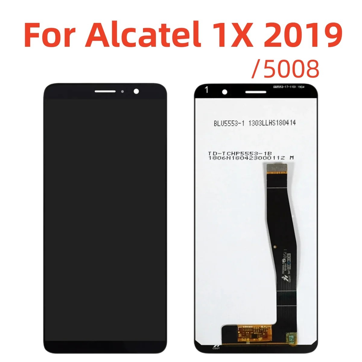 Tela Alcatel 1X 2019: LCD + Touchscreen Original