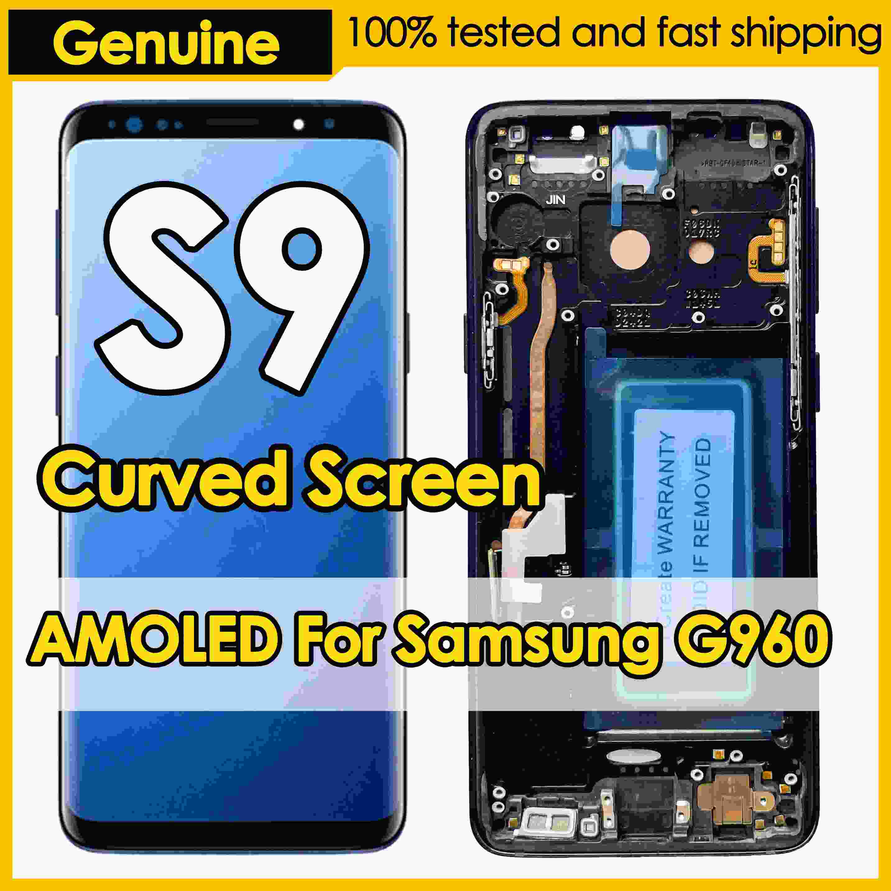 Tela AMOLED Galaxy S9: Reparo Curvo e Original