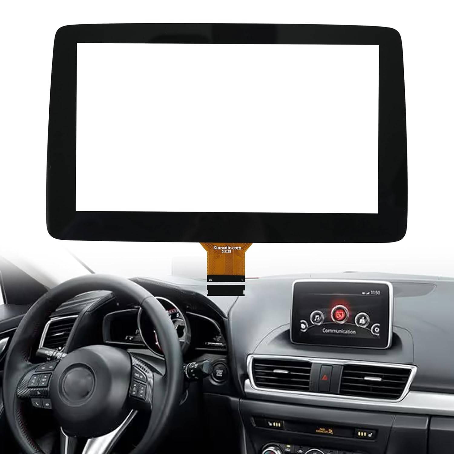 Digitalizador de Tela Touchscreen Mazda 3 CX-3 2014-2016 - YADINATAY BHP1611J0D