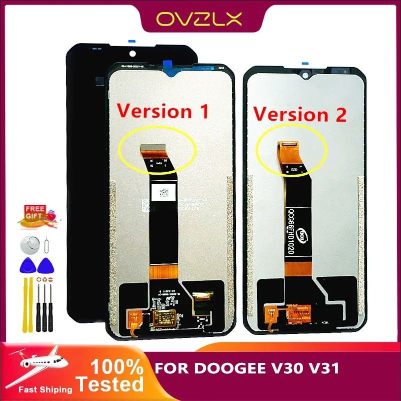 Tela DOOGEE V30: LCD + Touch Screen Original