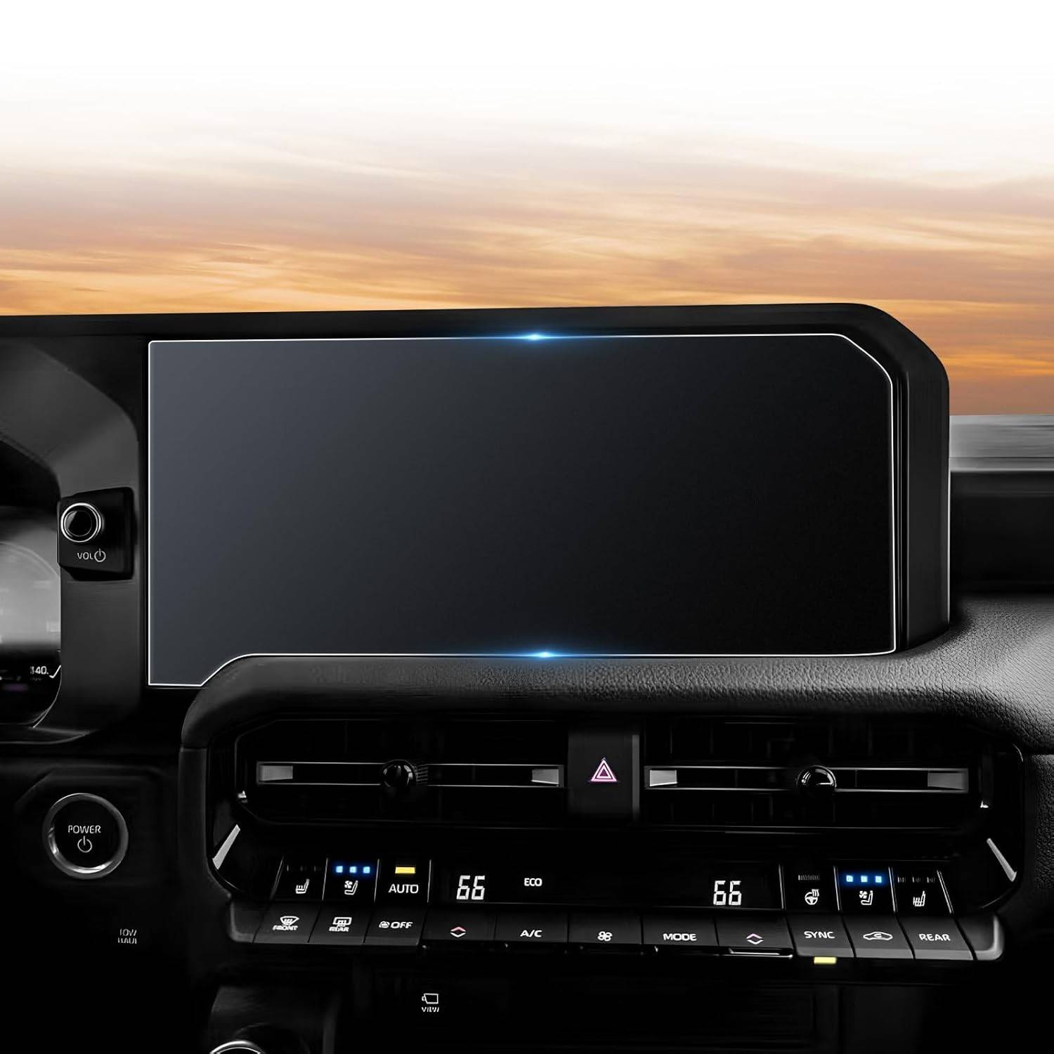 Protetor de Tela Fosco CDEFG para Toyota Land Cruiser 2024/2025 - Antirreflexo e Antiestilha