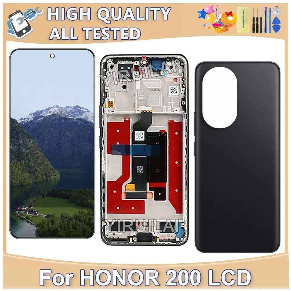 Tela Honor 200: AMOLED, Touch e com Frame