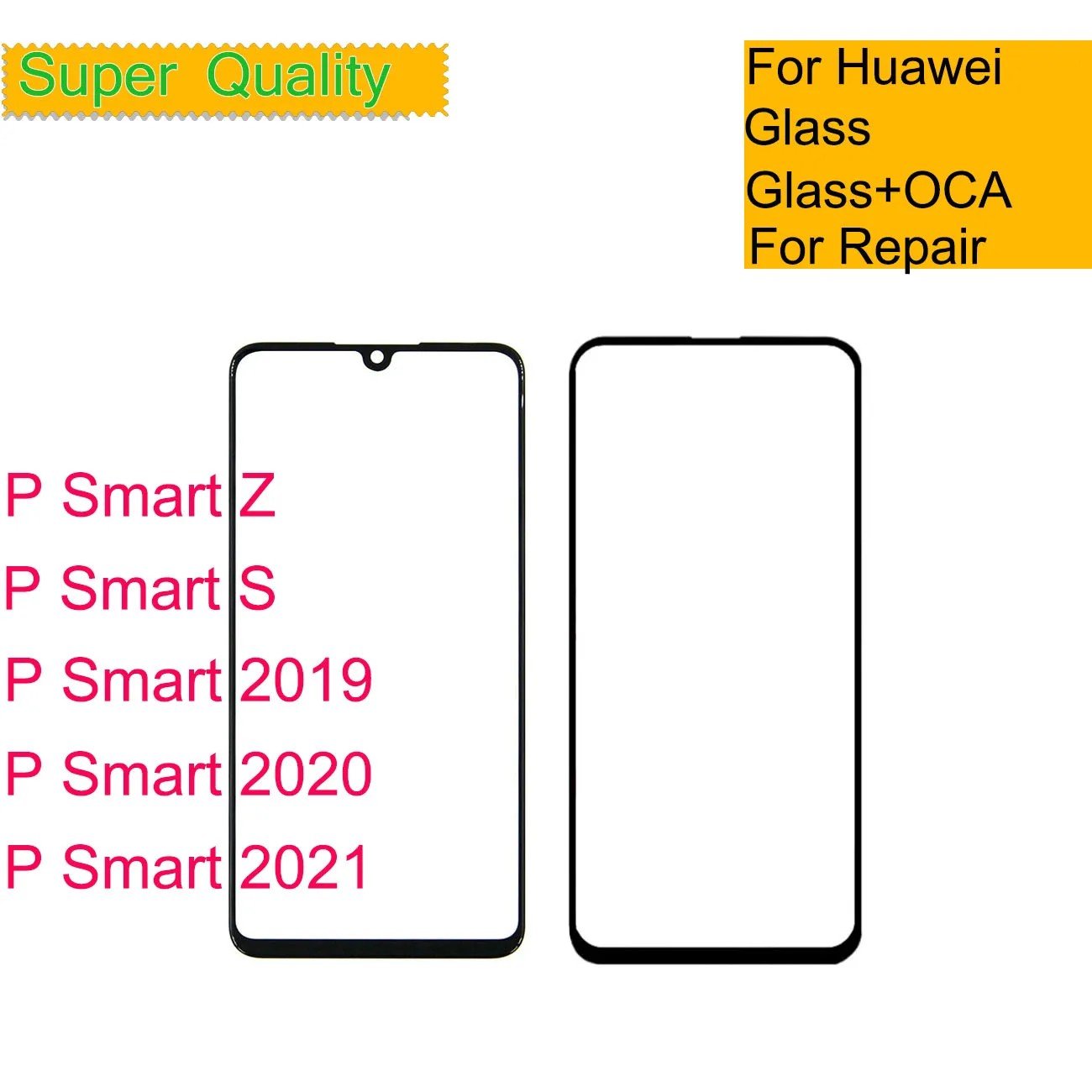 Tela Huawei P Smart: Troca de Vidro + OCA