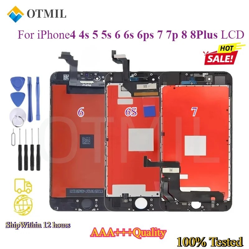 Tela iPhone: LCD AAA+ com Touch 3D - Peças de Reposição