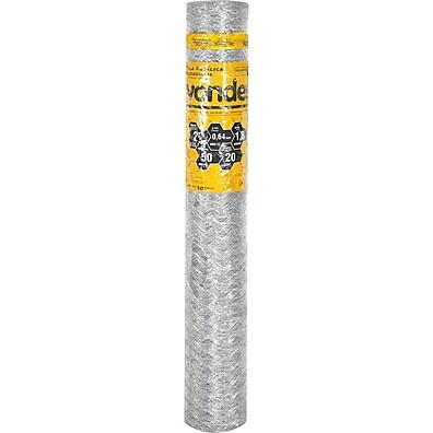 Tela Metálica Galinheiro 2" 1,8m 50m Vonder - Proteção Real para Aves