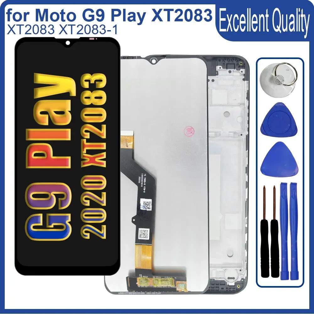 Tela Moto G9 Play: LCD + Touchscreen Original