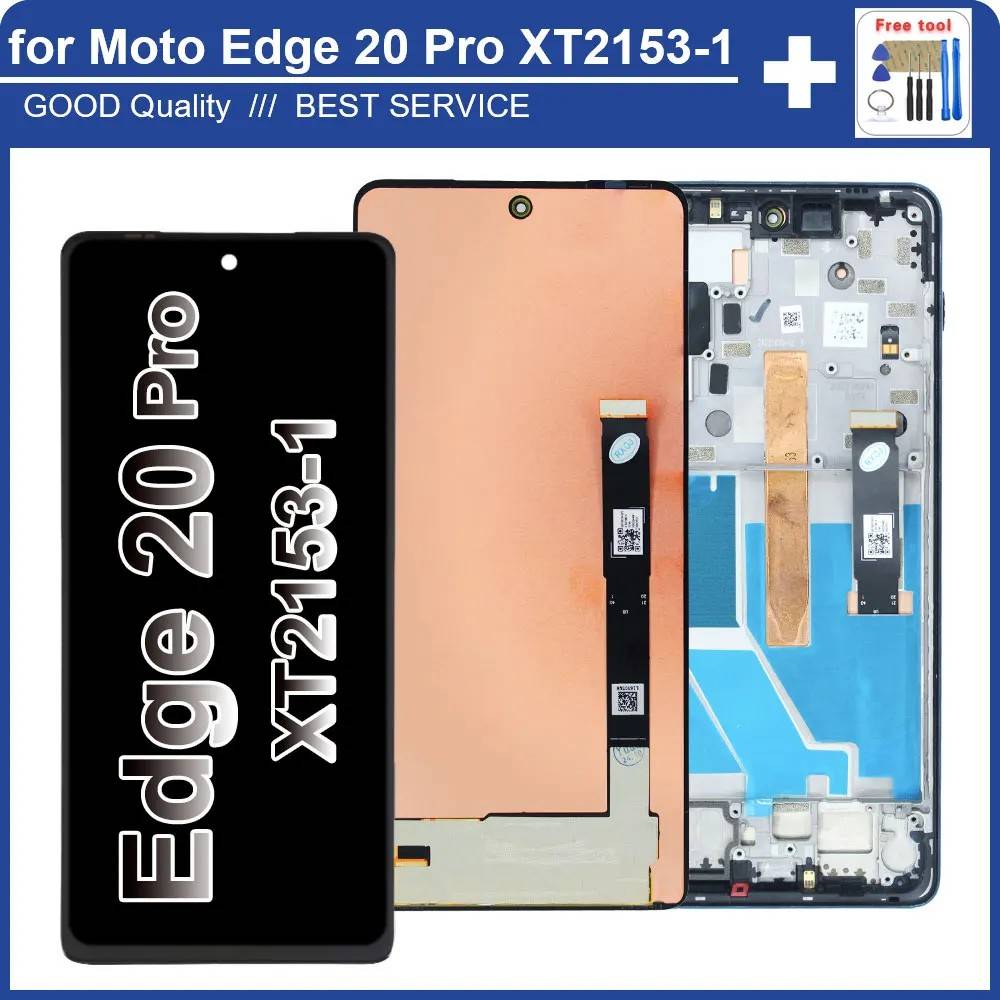 Tela Motorola Edge 20 Pro: LCD AMOLED Original