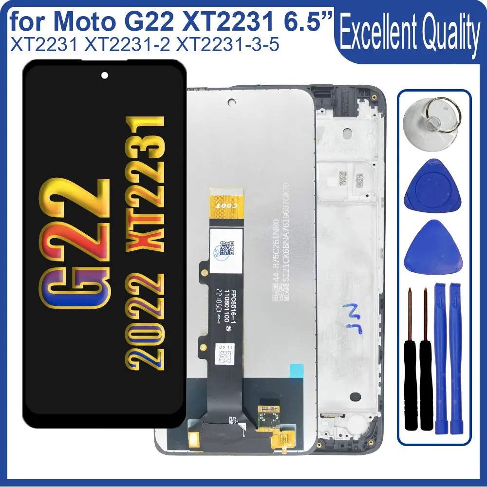 Tela Motorola Moto G22: LCD + Touchscreen Original