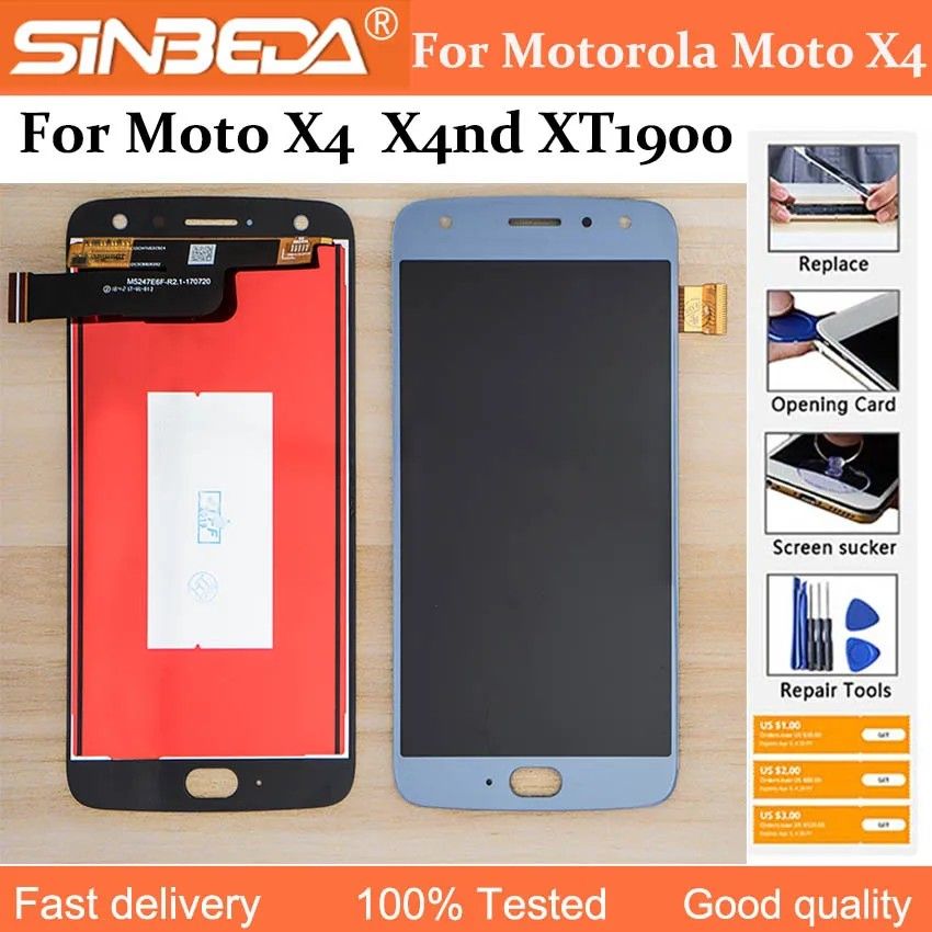 Tela Motorola Moto X4: LCD + Touchscreen Original