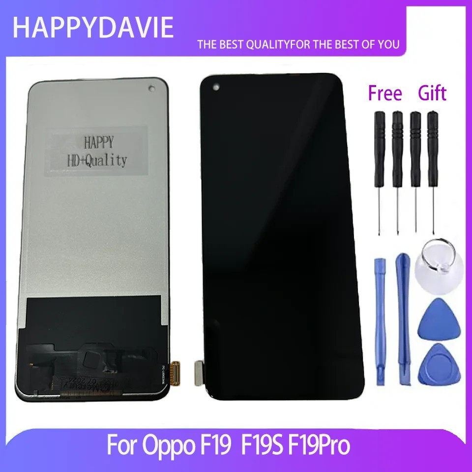 Tela OPPO F19: LCD Touchscreen de Reposição