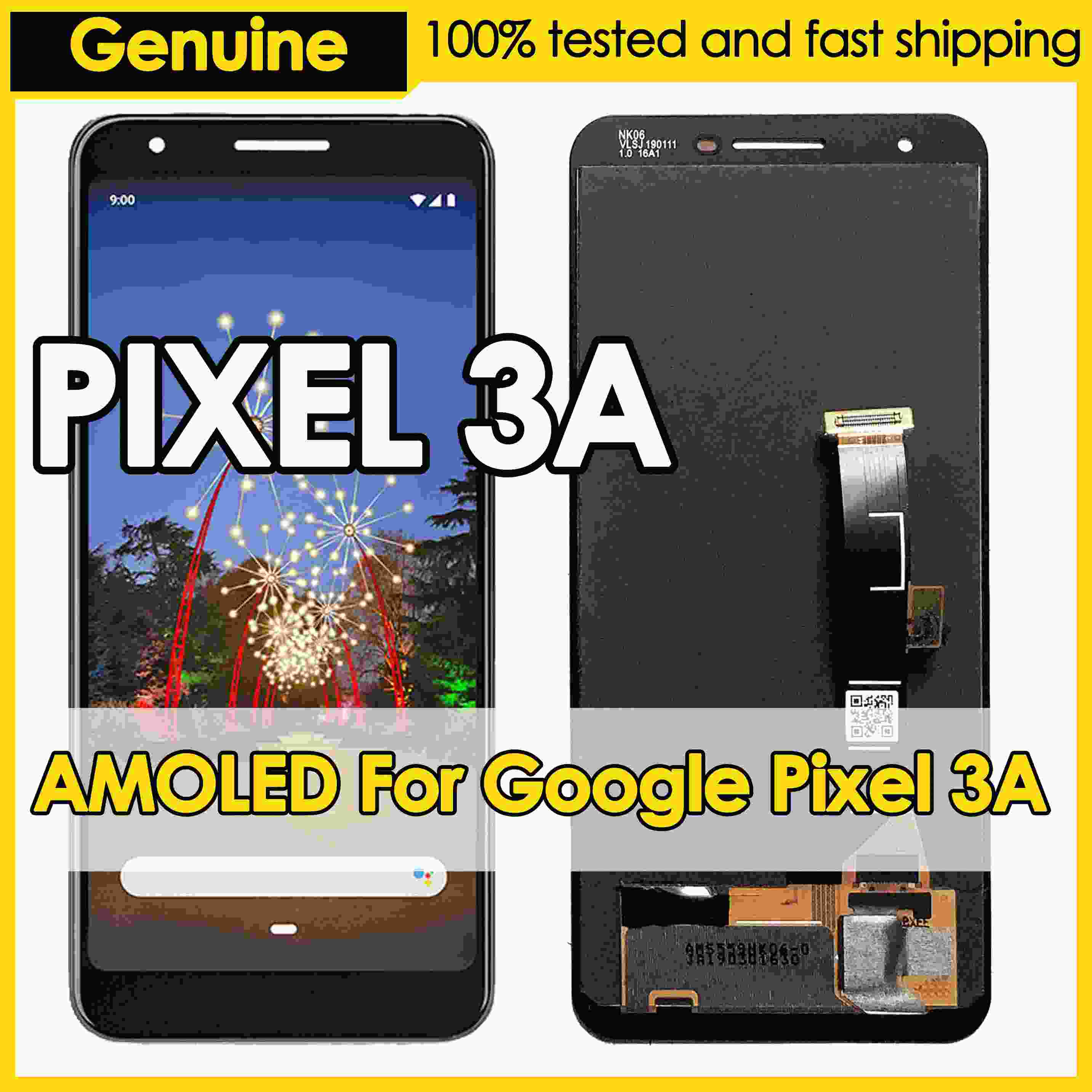 Tela Pixel 3A: OLED Original e Troca Rápida!