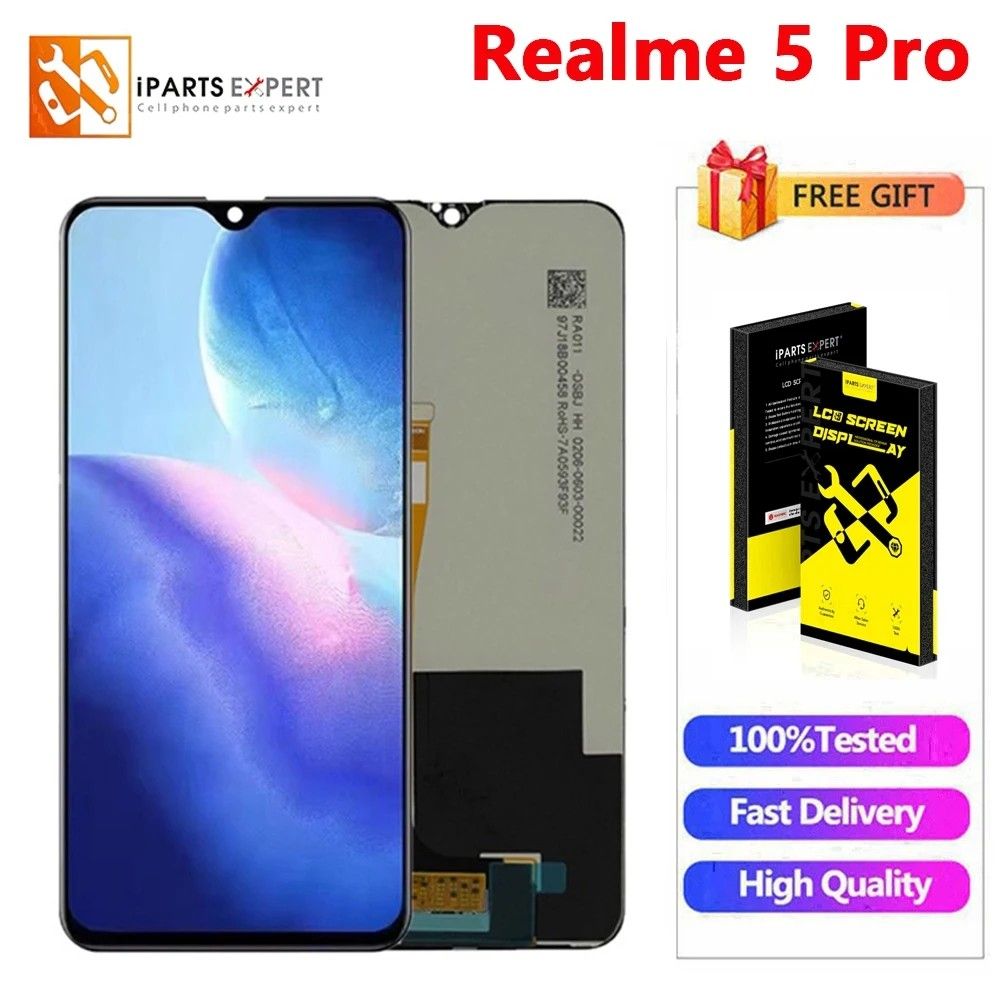 Tela Realme 5 Pro: LCD + Touch e Frame