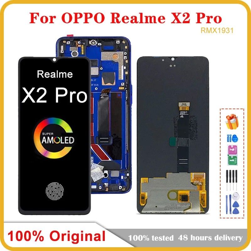 Tela Realme X2 Pro: AMOLED Original + Kit Instalação