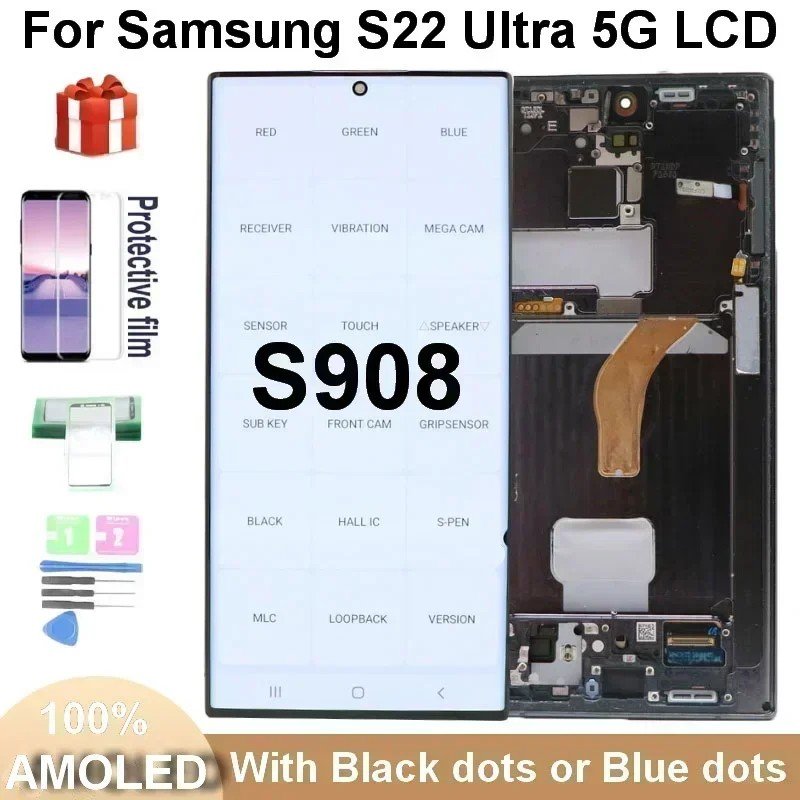 Tela S22 Ultra: AMOLED Original e Toque Perfeito