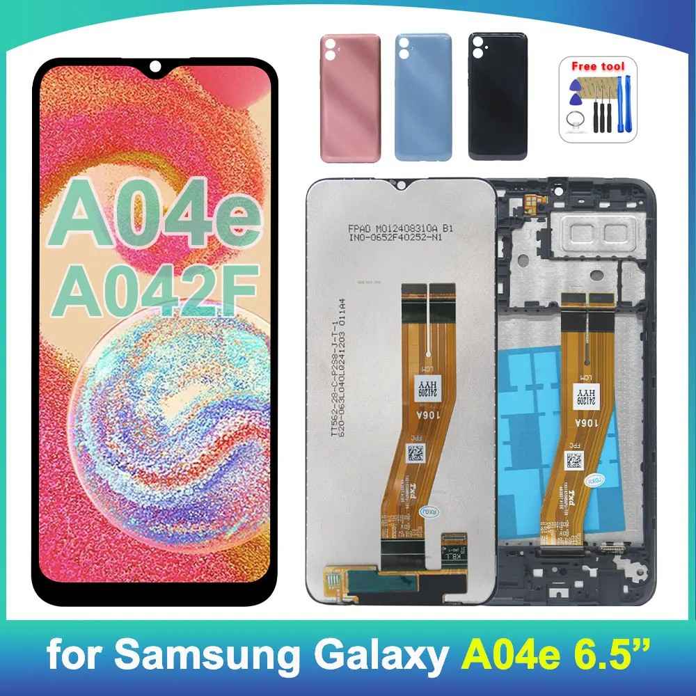 Tela Samsung A04e: LCD + Touch - Troca Fácil!