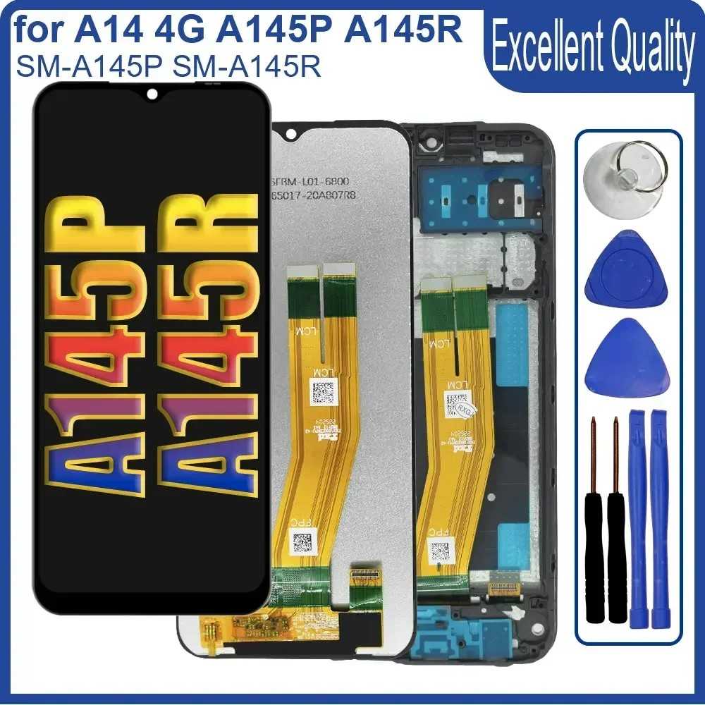 Tela Samsung A14 4G: LCD e Touchscreen Testados