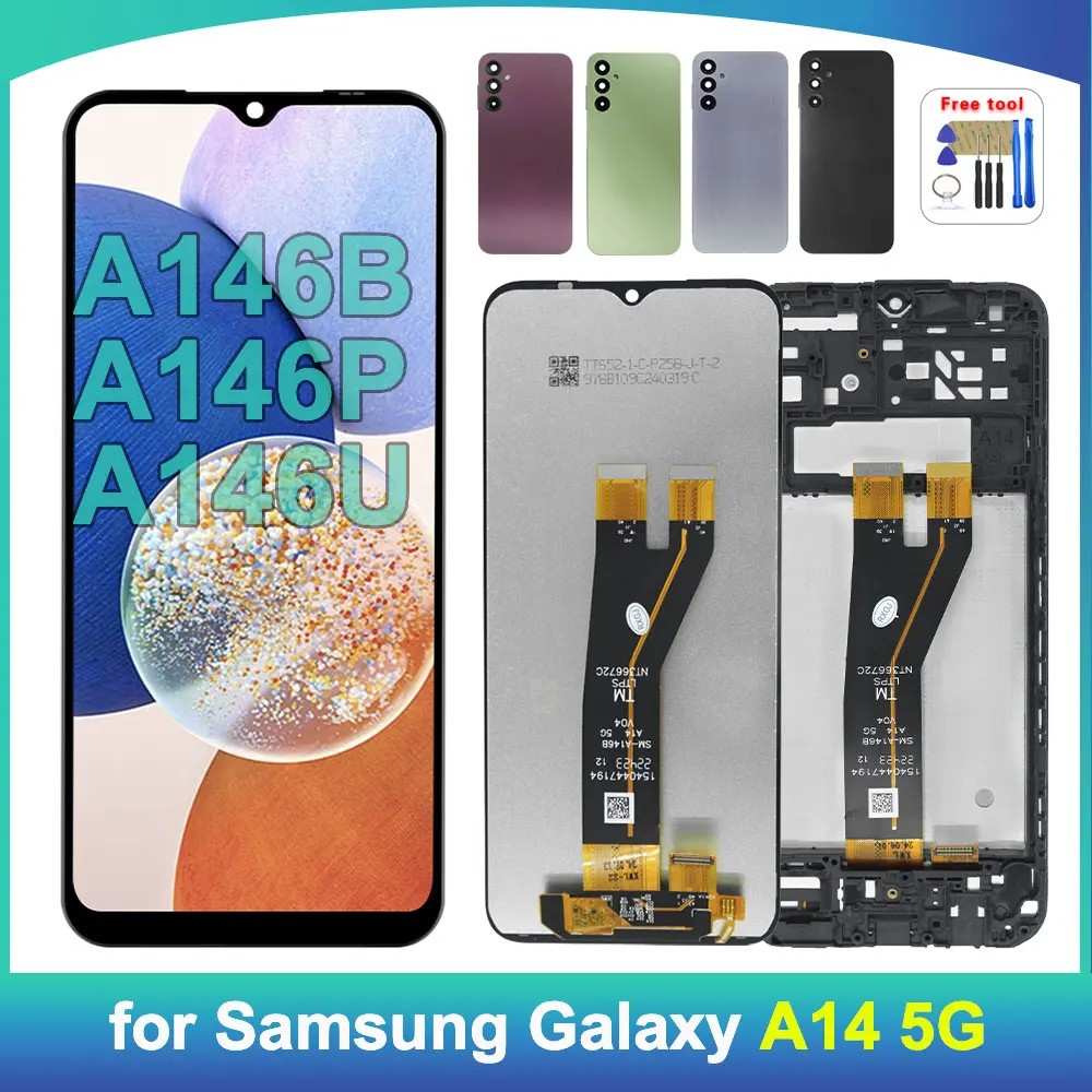 Tela Samsung A14 5G: LCD + Touch Testado 🚀