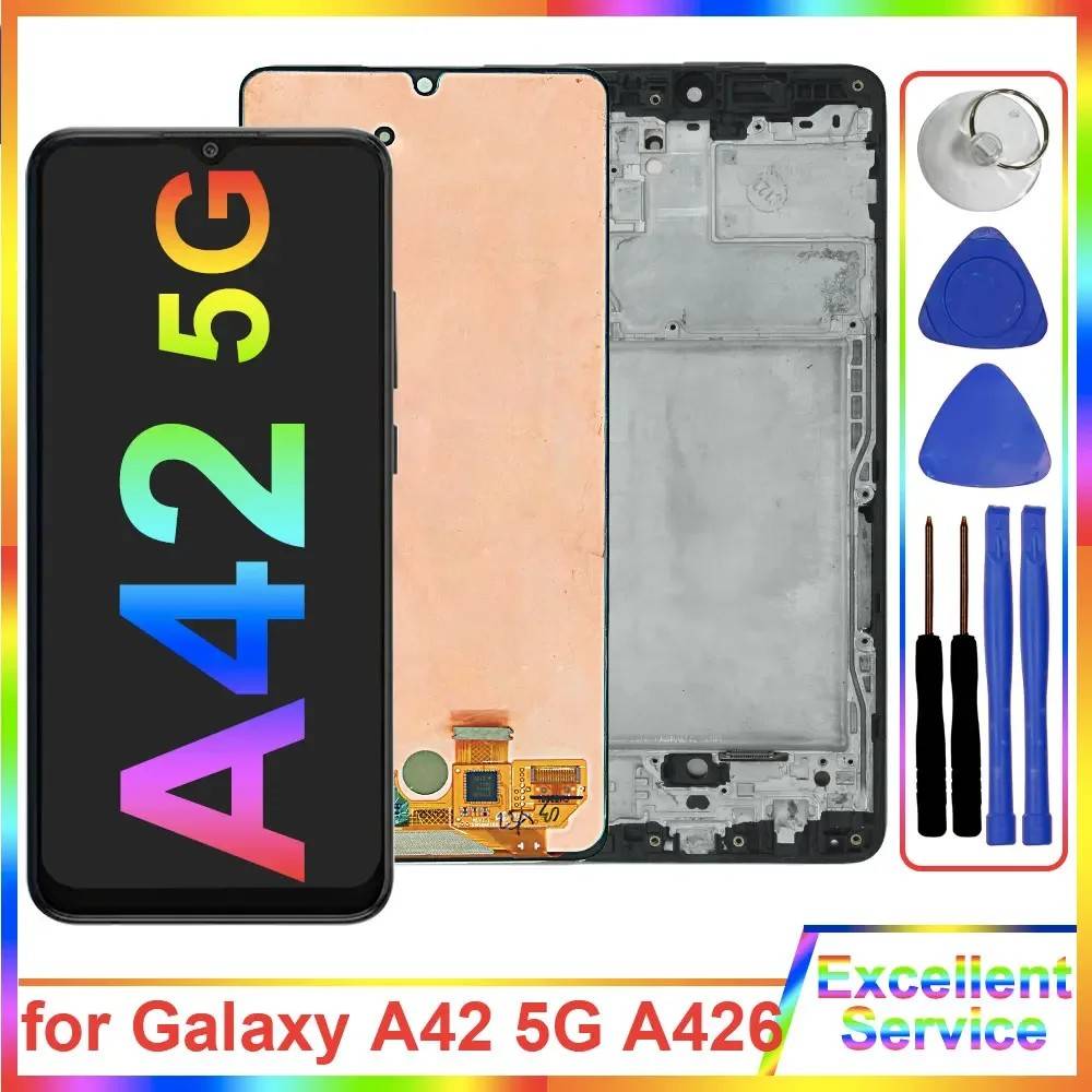 Tela Samsung A42 5G: LCD e Touchscreen Original