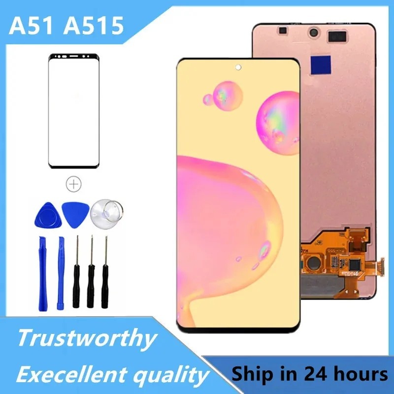 Tela Samsung A51: LCD + Touchscreen Original