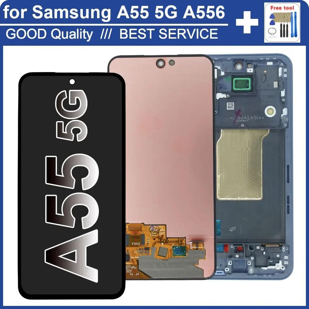 Tela Samsung A55 5G: AMOLED Original + Kit Ferramentas