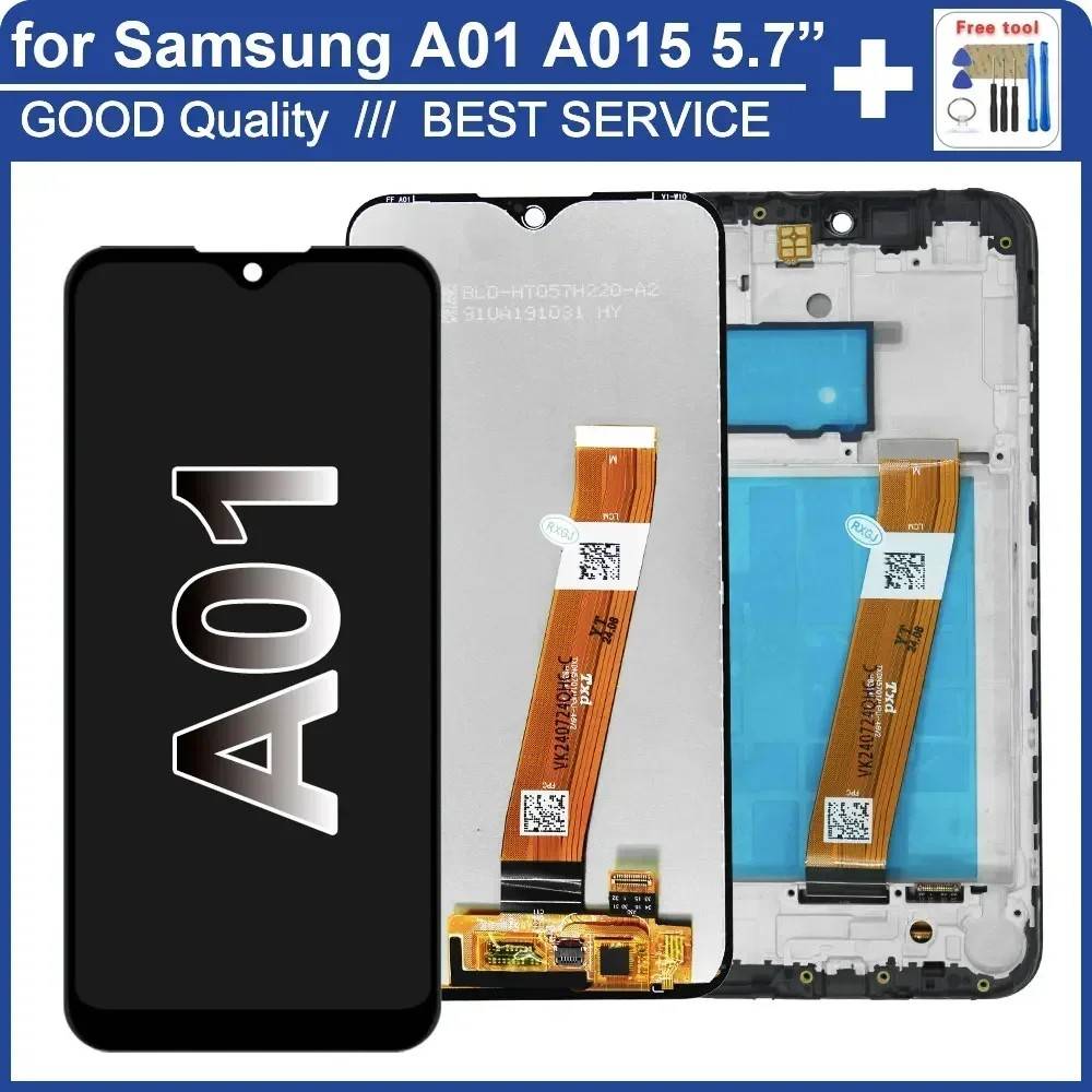 Tela Samsung Galaxy A01: LCD + Touch - Troca Fácil!