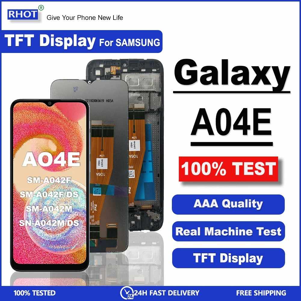 Tela Samsung Galaxy A04E: LCD + Touch Reposição