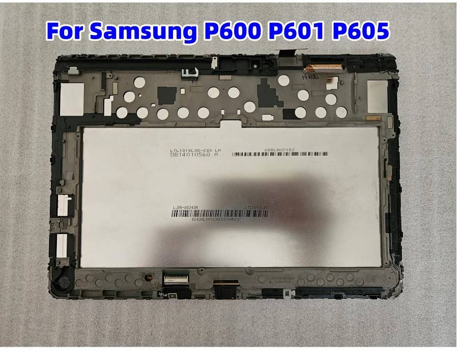 Tela Samsung Note 10.1: LCD + Touchscreen com Frame