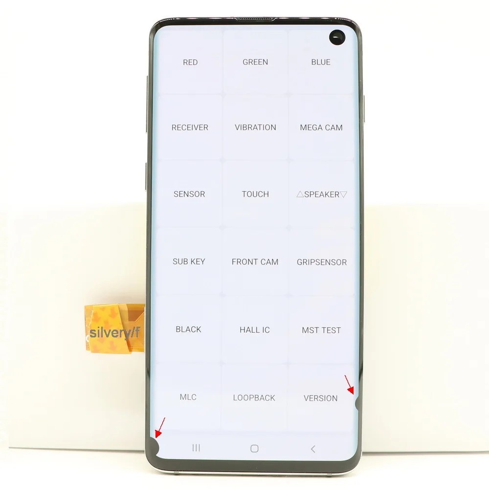 Tela Samsung S10 com Defeito: LCD AMOLED G973