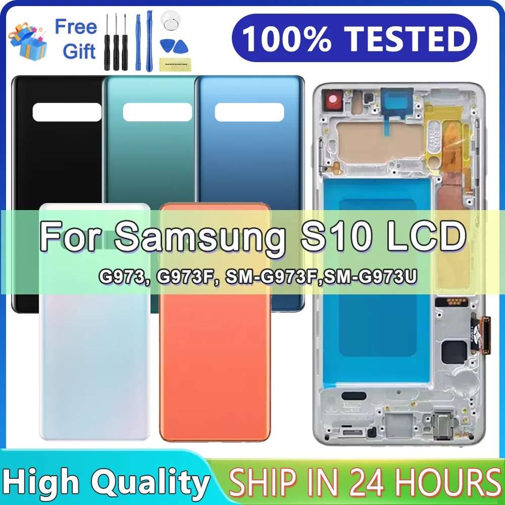 Tela Samsung S10: LCD e Touchscreen com Aro