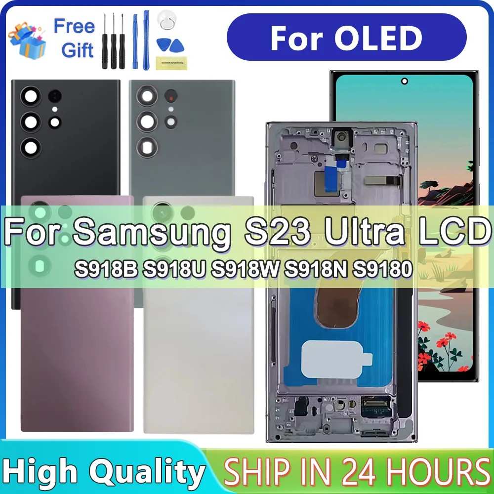 Tela Samsung S23 Ultra: LCD AMOLED + Touch