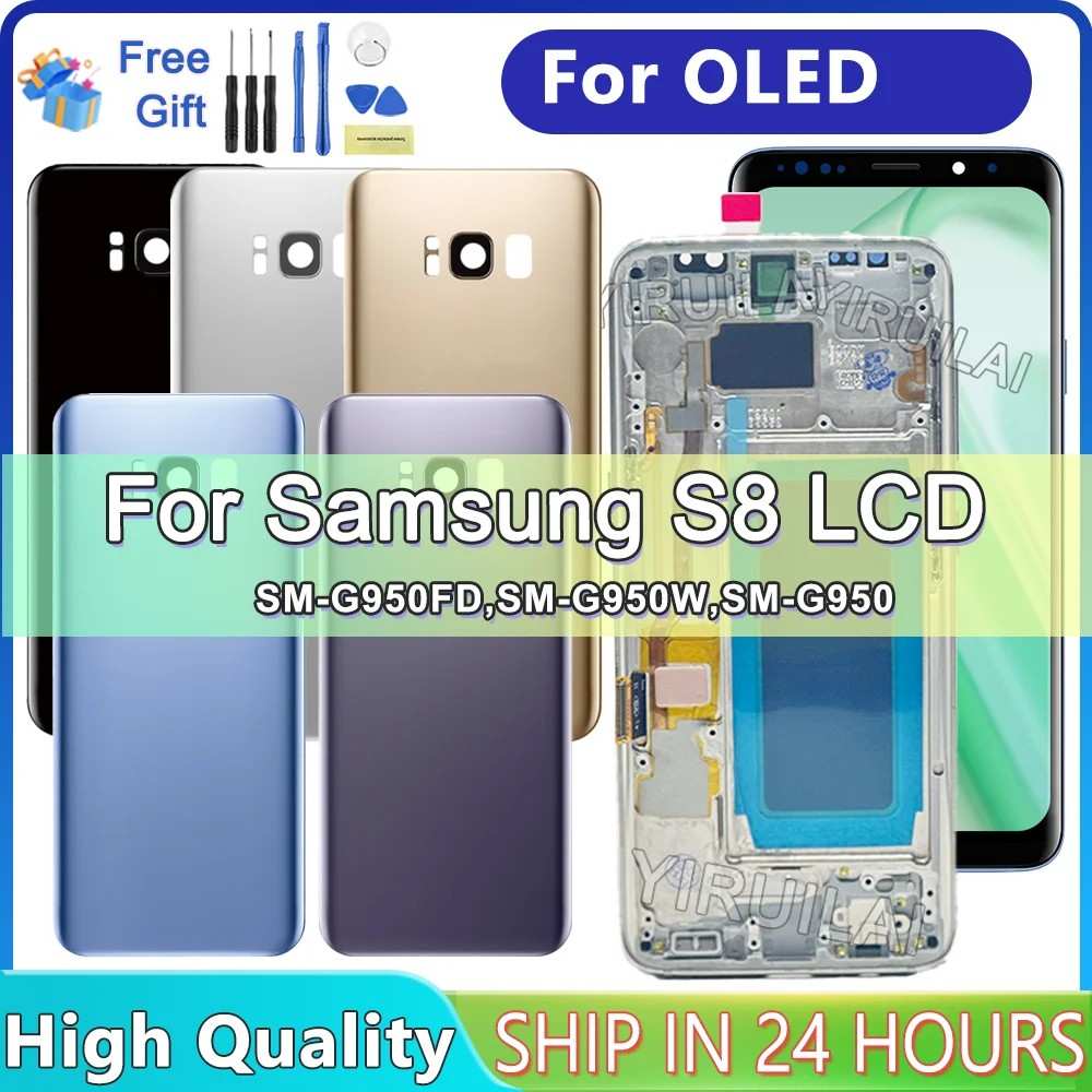 Tela Samsung S8: LCD + Touch - Reparo Garantido!