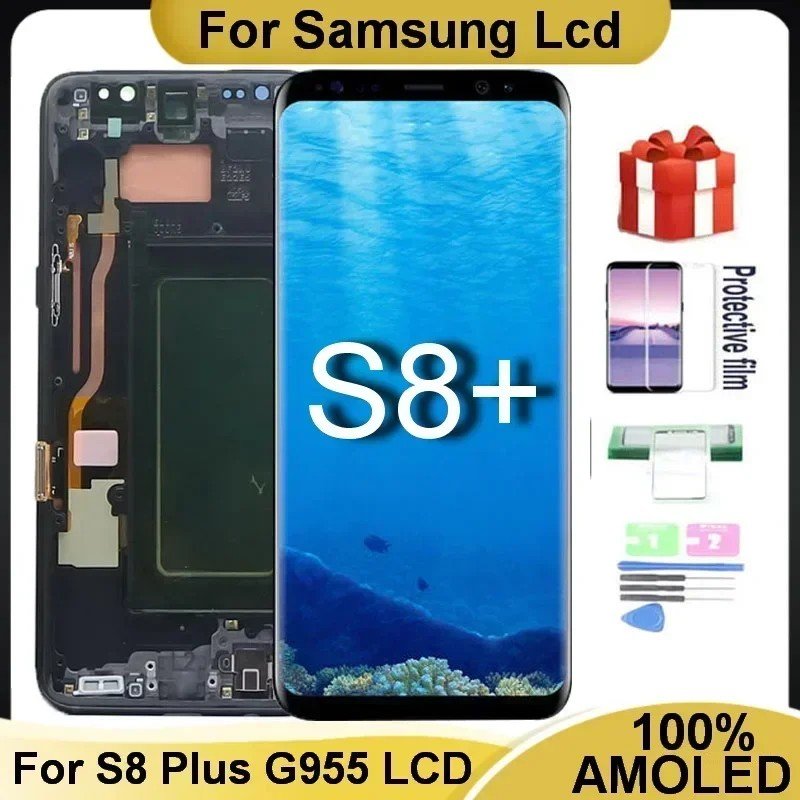 Tela Samsung S8 Plus: LCD + Touch - Troca Rápida!