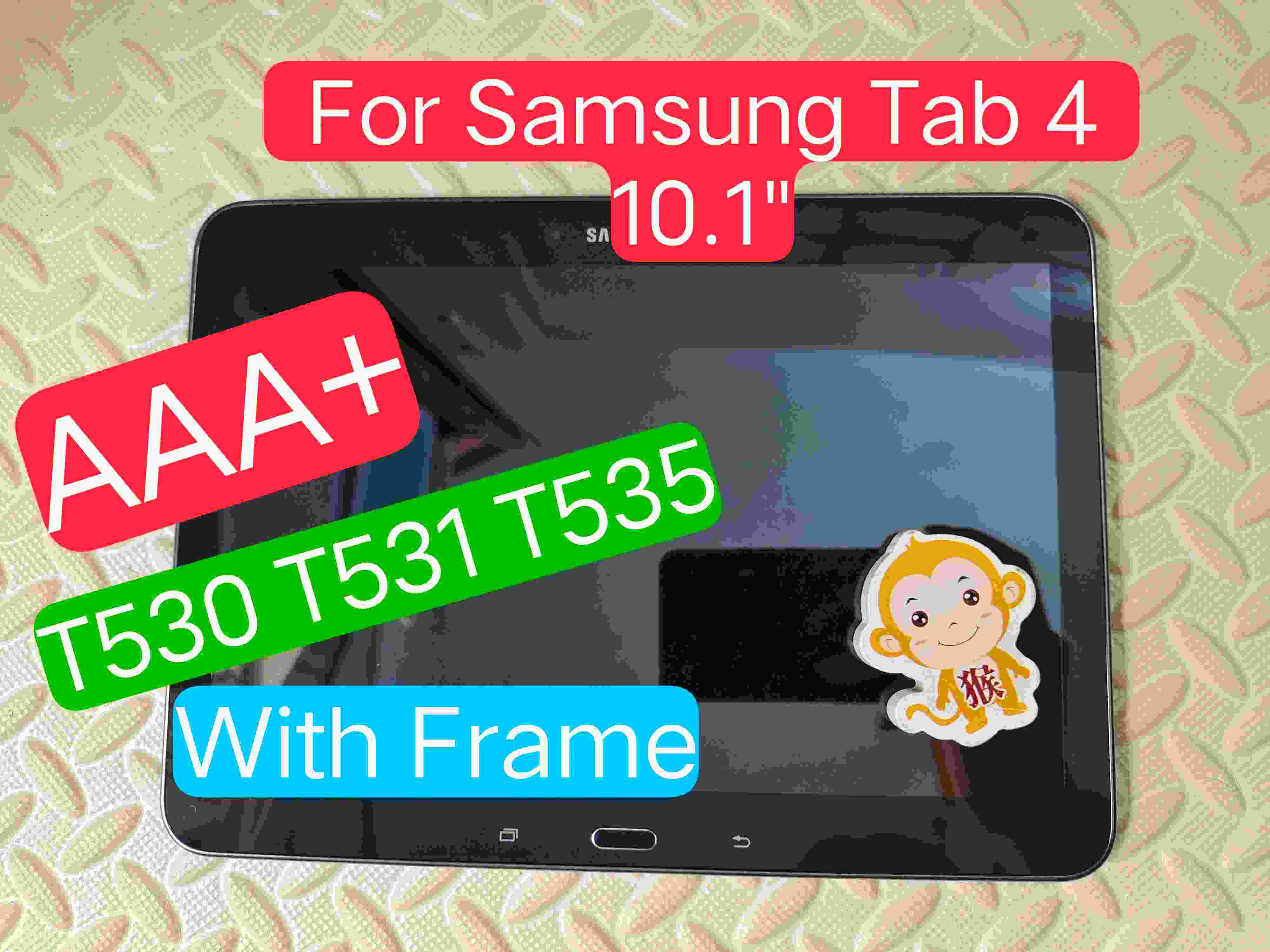 Tela Samsung Tab 4 10.1: LCD + Touch Reposição
