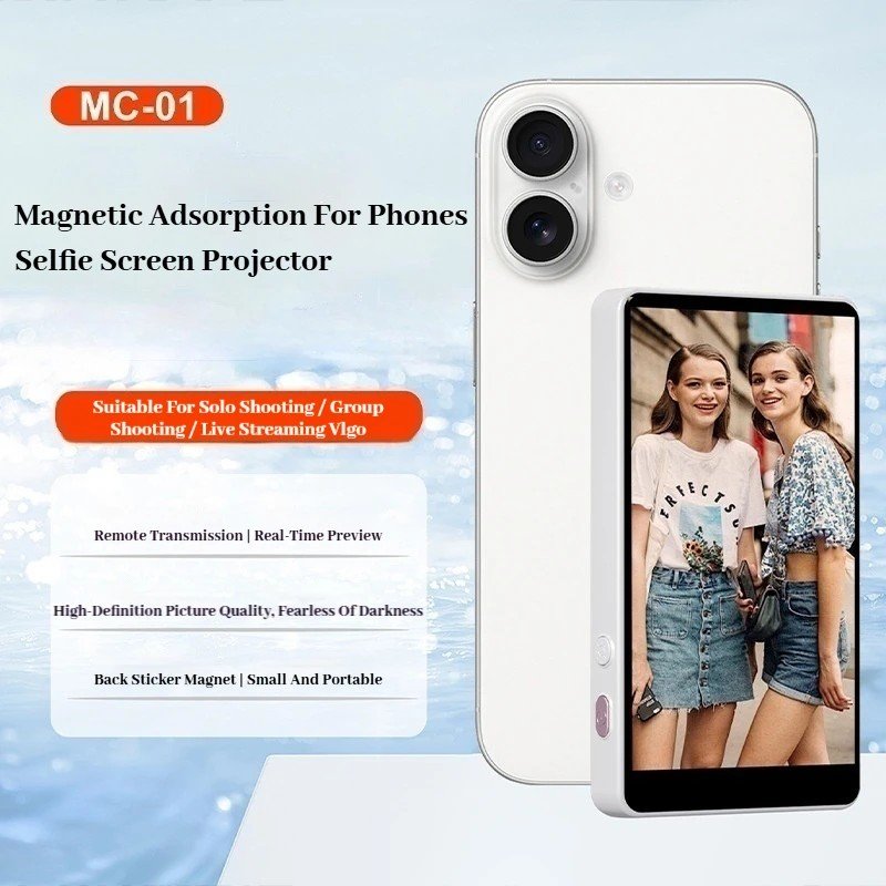 Tela Selfie Magnética: Vlogs e Fotos Incríveis!