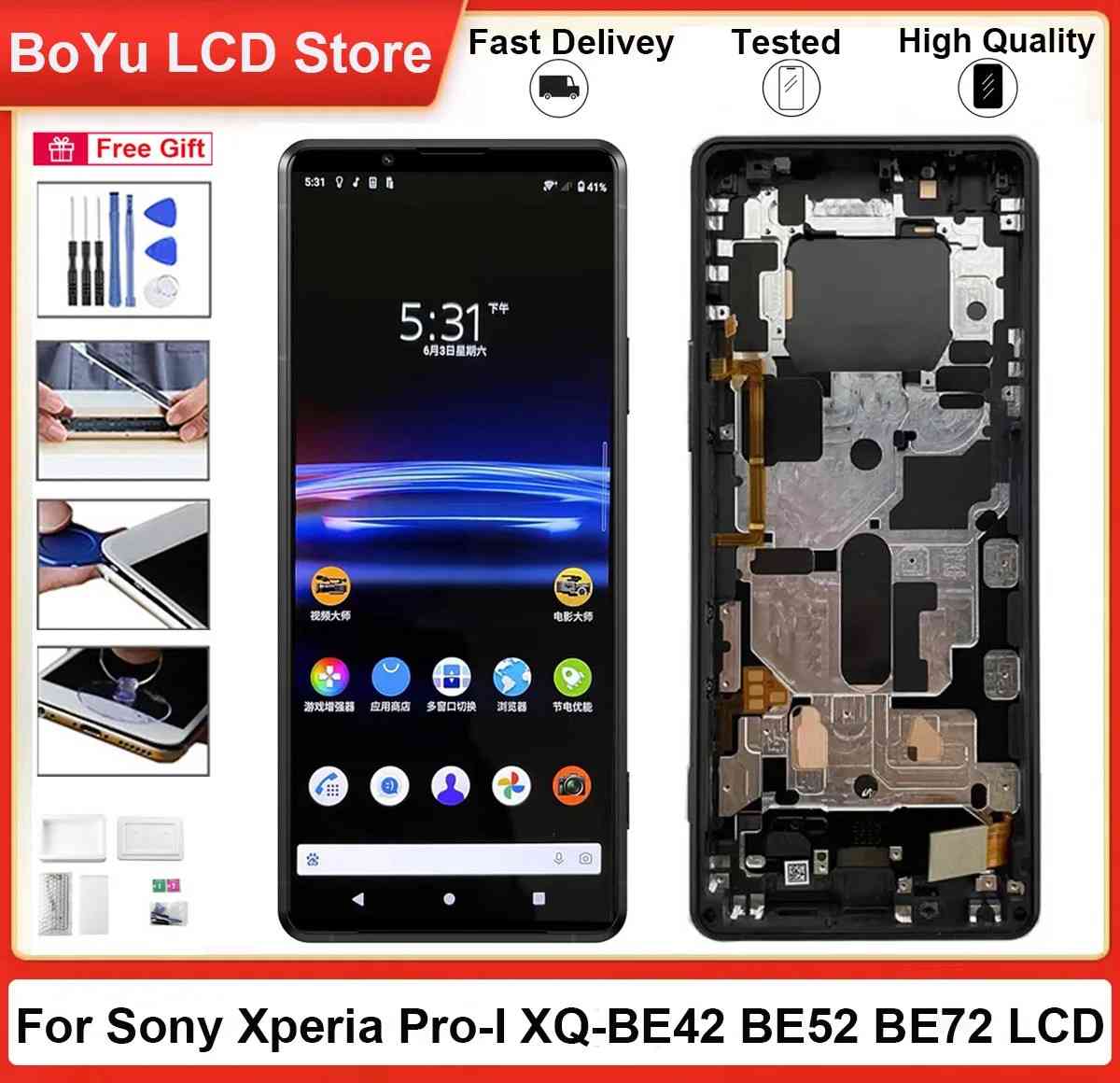 Tela Sony Xperia Pro-I: LCD Original + Touch